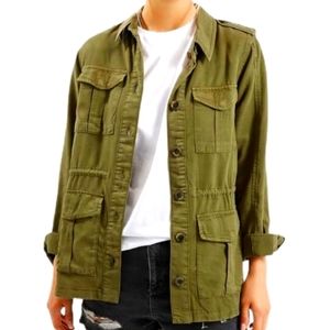 TOPSHOP Military inspired jacket/shirt, size 6.